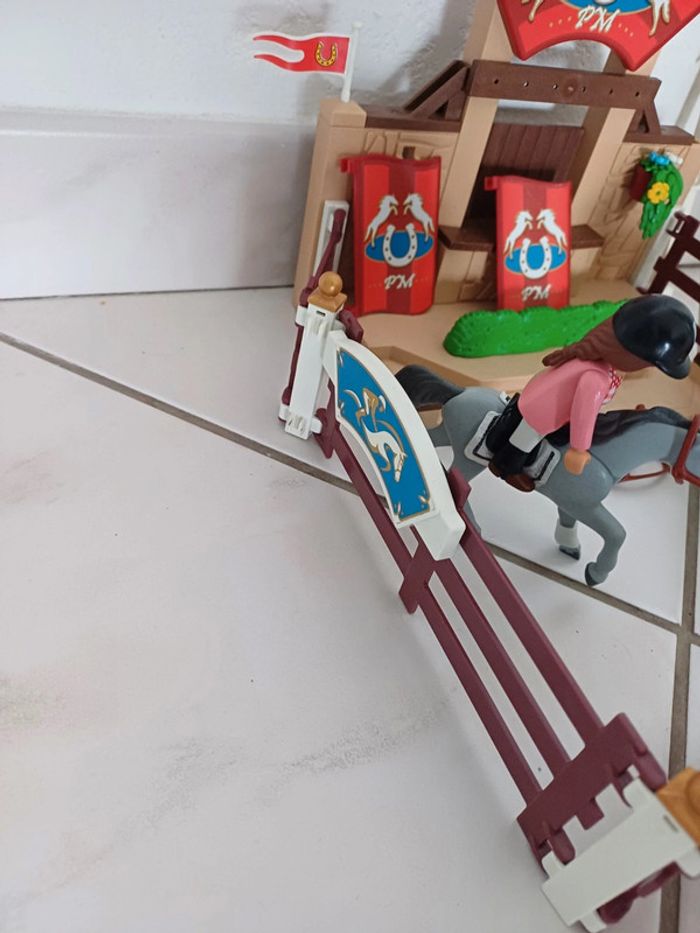 Superbe playmobil équestre cheval - photo numéro 5