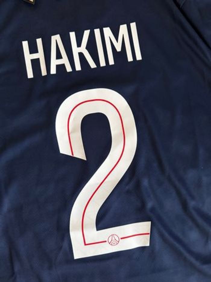 Maillot PSG 2025/2026 Achraf Hakimi Badge UEFA Taille XL - photo numéro 3