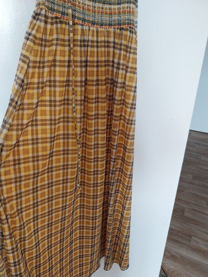 Robe zara à bustier imprimé et brodé - photo numéro 3