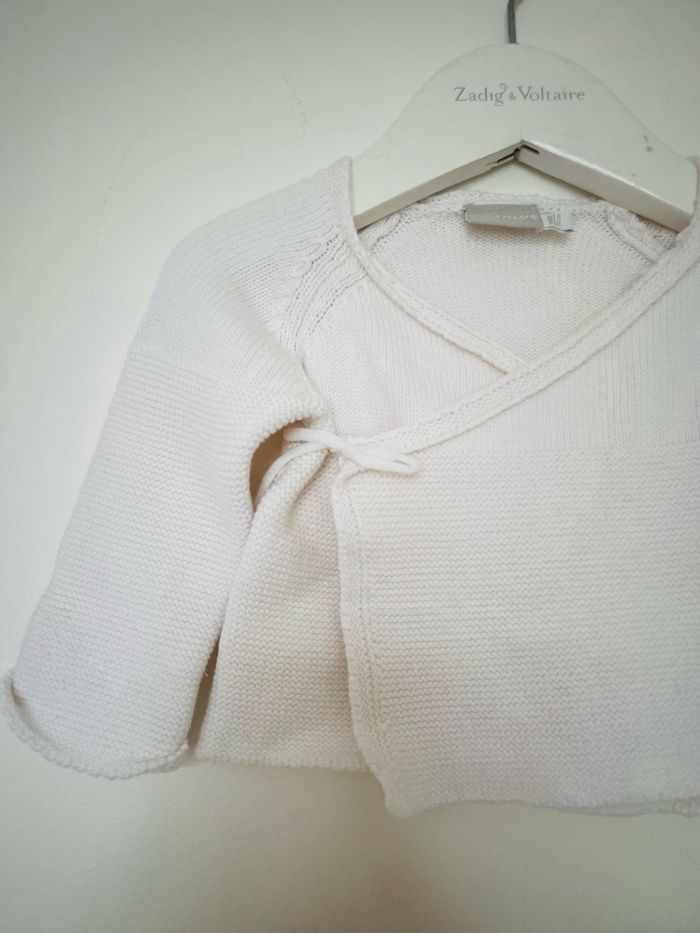 Gilet en laine 1 mois natalys - photo numéro 2