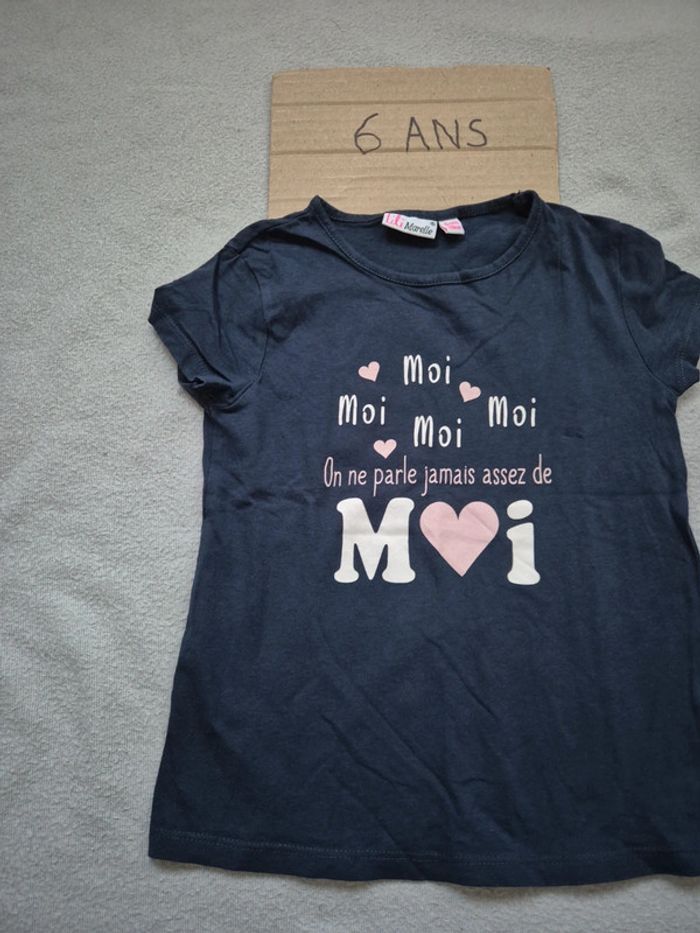 T-shirt fille 6 ans lili marelle - photo numéro 2