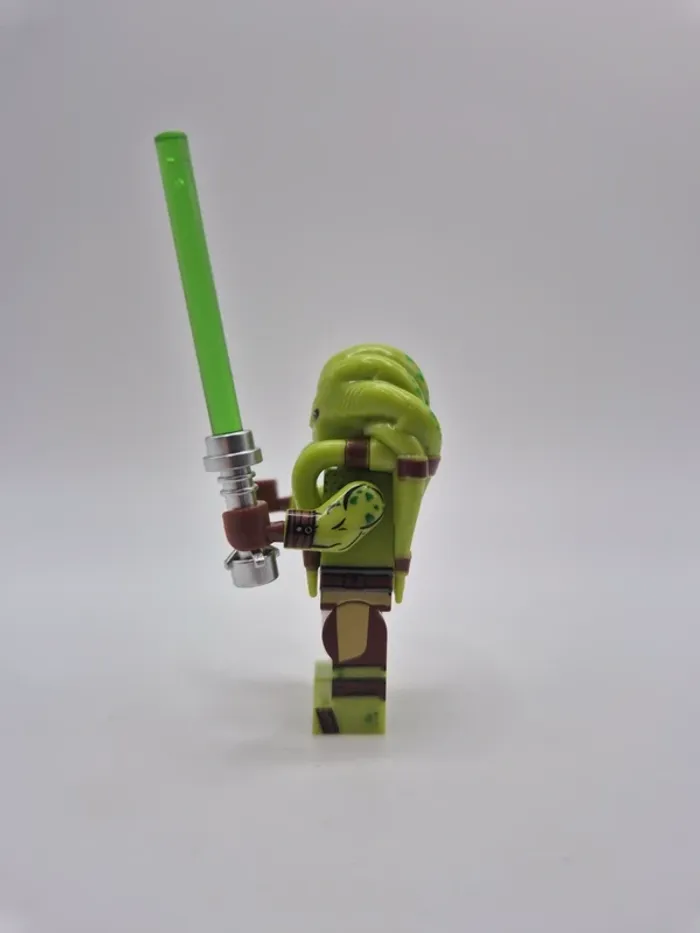 Figurine type lego custom Jedi Kit Fisto star wars - photo numéro 2