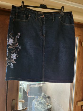 Jupe en jeans grande taille