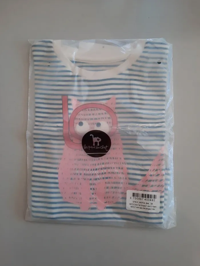 Tshirt marinière 3ans - photo numéro 4