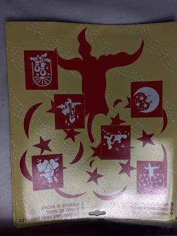 Patch déco fenêtre noel