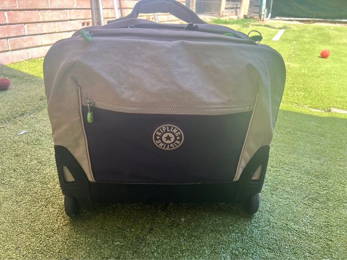 sac a roulettes kipling gris - photo numéro 16