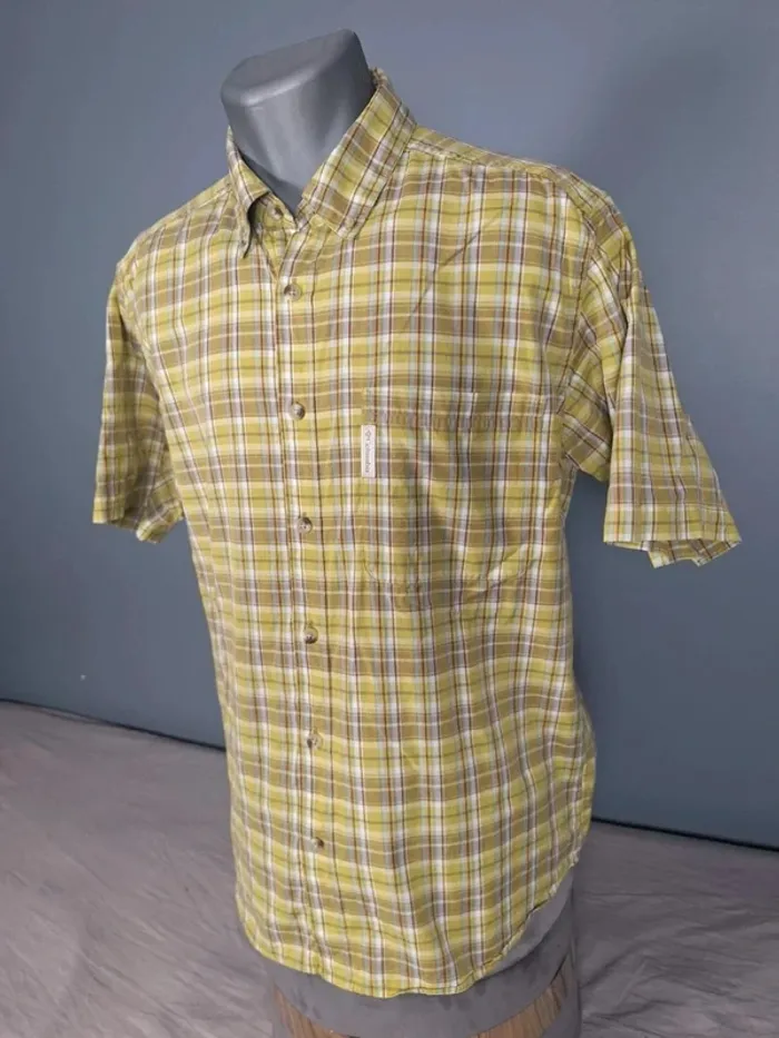 Chemise Columbia à manches courtes – Motif à carreaux - taille L (576) - photo numéro 4