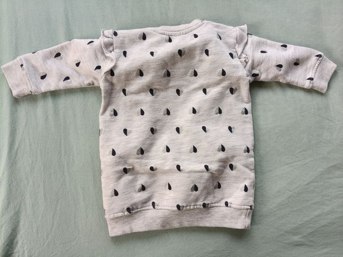 Robe pull chaud fille Zeeman gris coeurs 68 cm - photo numéro 6