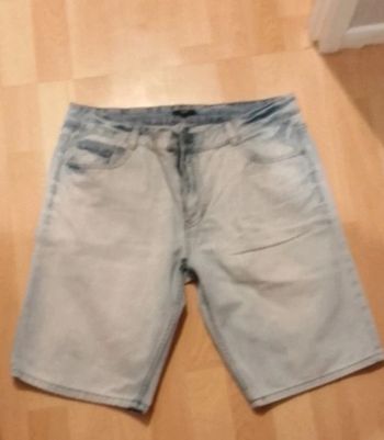 Short en jeans