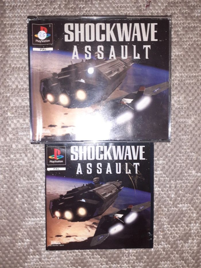 Playstation 1 ps1 shockwave assault