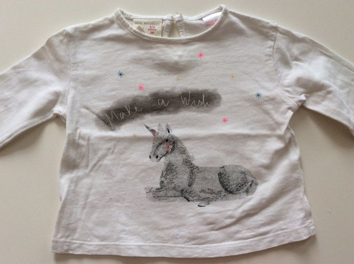 T shirt ML licorne - photo numéro 3