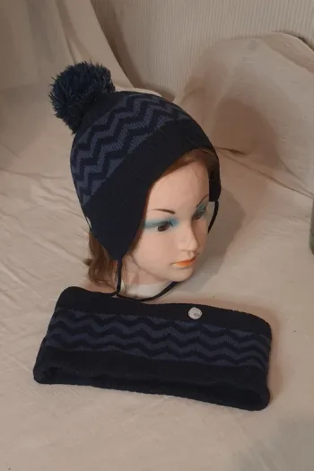 Bonnet et tour de coup "OB" enfant