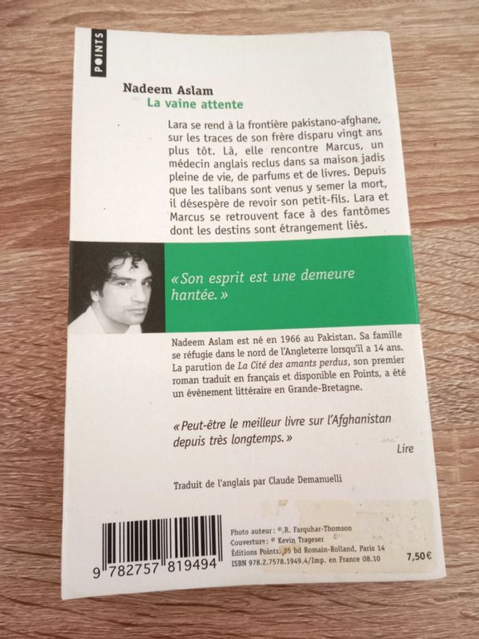 Nadeem Aslam 🪅 La vaine attente - photo numéro 2