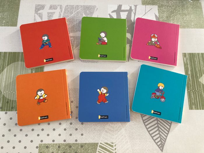 Lot de 6 livres cartonnés petit format pour bébé - photo numéro 2