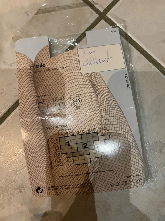 Collant résille avec Lycra - photo numéro 4