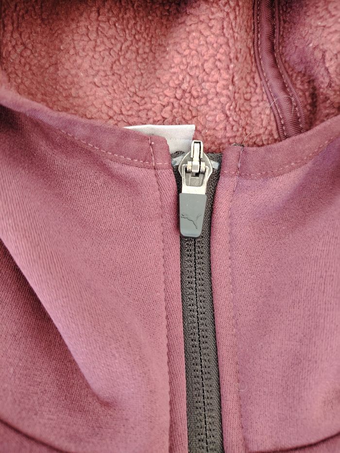 Veste à capuche Puma – Bordeaux & Noir TAILLE L - photo numéro 3