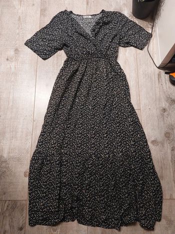 Robe longue fleurs