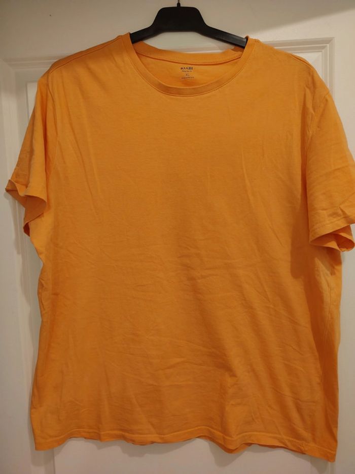 T Shirt Kiabi Homme Orange