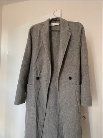 Manteau long gris