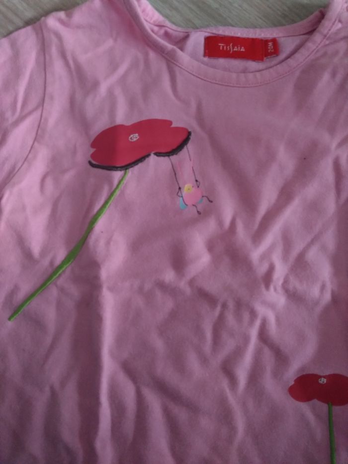 Tee shirt "fleur" - photo numéro 3