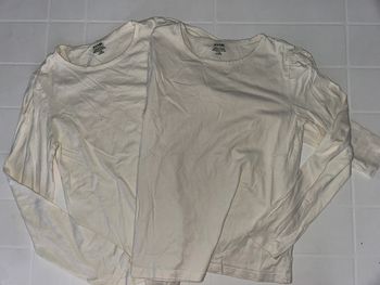 Lot 2 t shirt manches longues