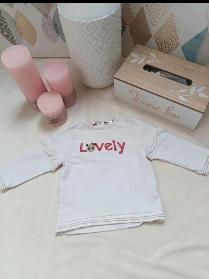 Tee-shirt manches longues Orchestra fille 6 mois