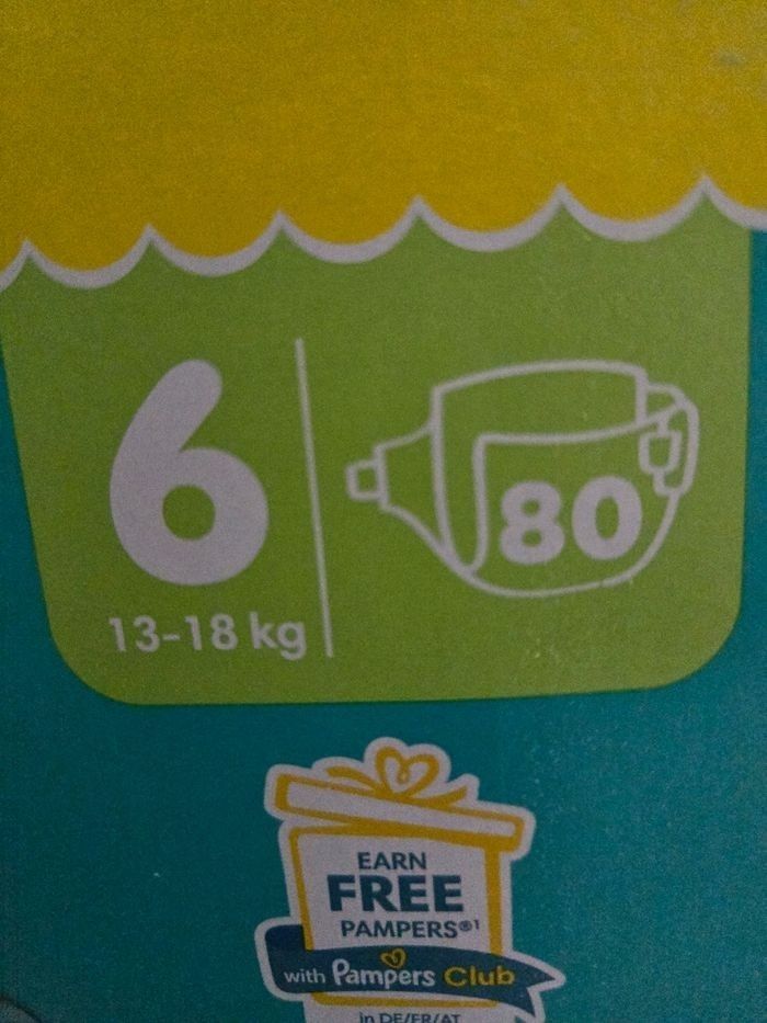 Lot de 2 maxi cartons pampers taille 6 - photo numéro 2