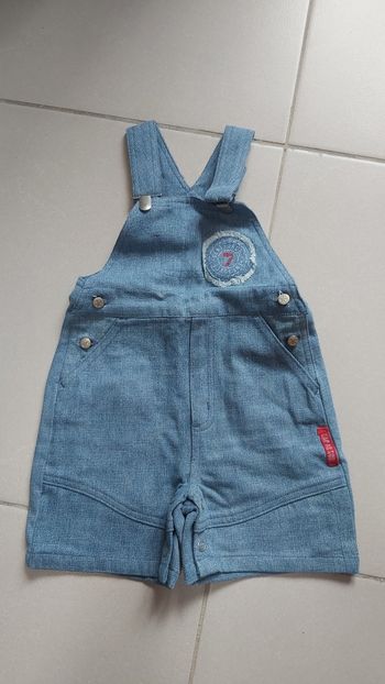 Salopette short 12 mois