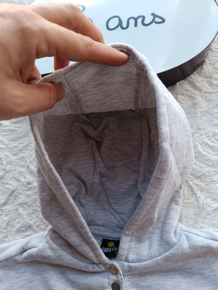 Sweat à capuche sequins Garçon 3 ans go Smiley - photo numéro 8