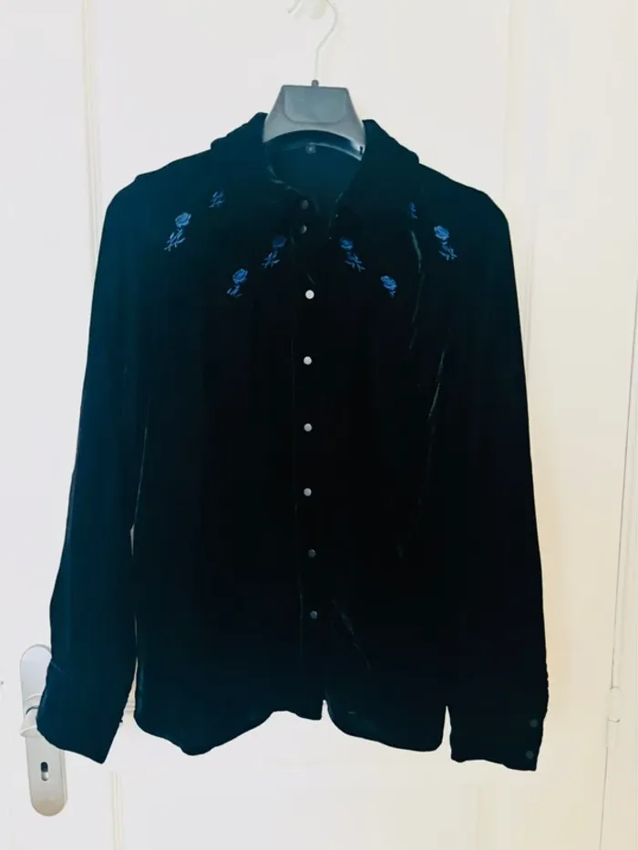 Blouse en velours