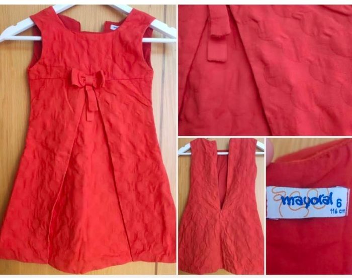 Robe rouge Mayoral en 6 ans - photo numéro 10