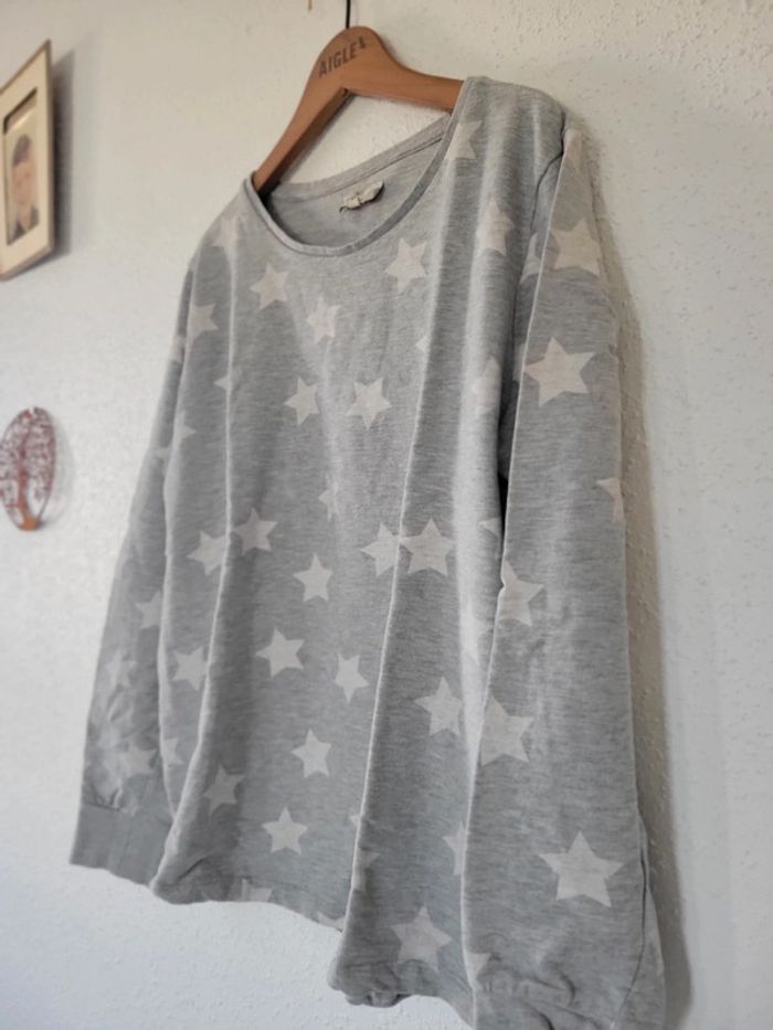 Pull fin femme taille XL étoiles - photo numéro 3