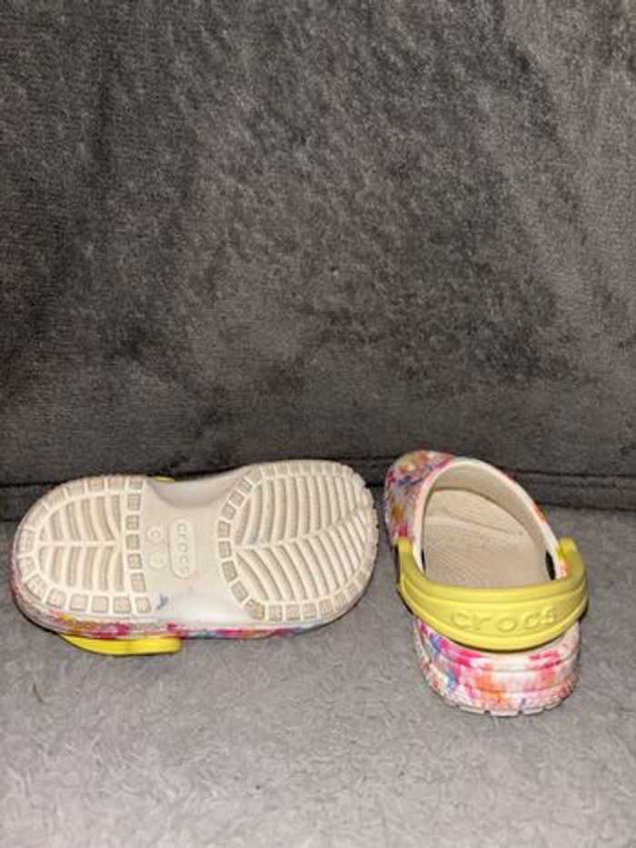 Crocs jaune multicolore - photo numéro 3