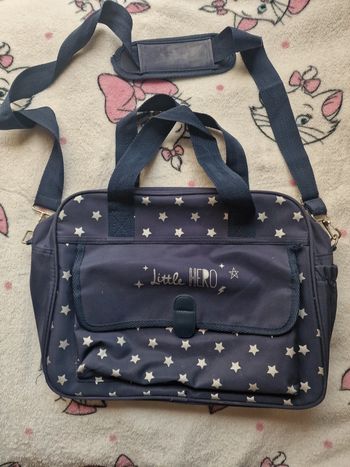 Sac a langer bleu nuit