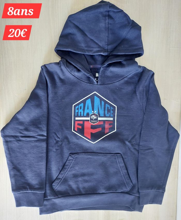 Pull avec capuche garçon 8ans - photo numéro 2