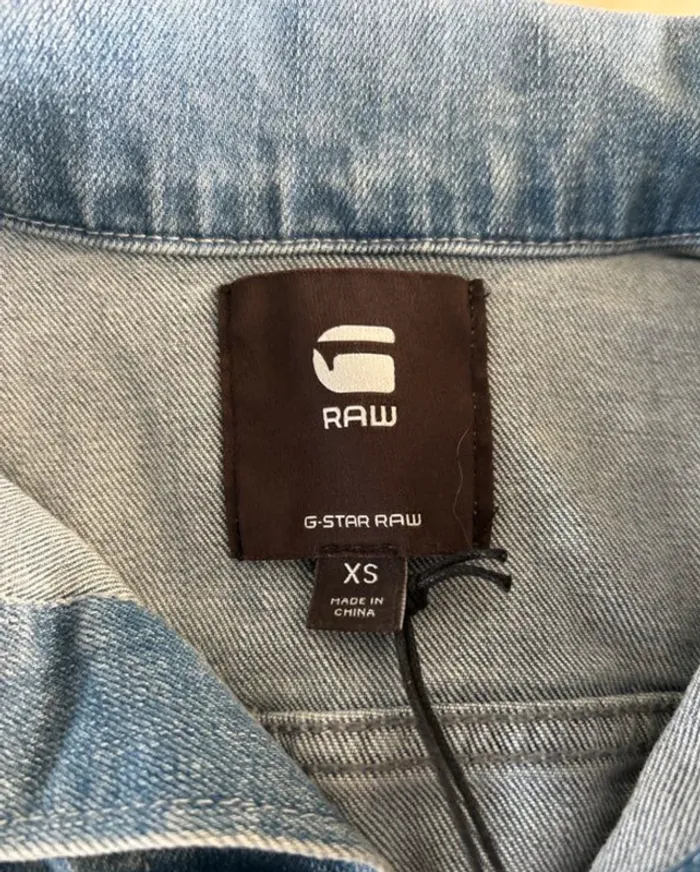 Veste en jeans g-star taille XS - photo numéro 2