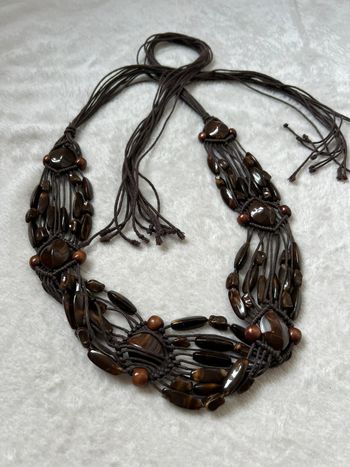 Ceinture de taille à nouer pierres Witchy trending y2k - Taille ajustable
