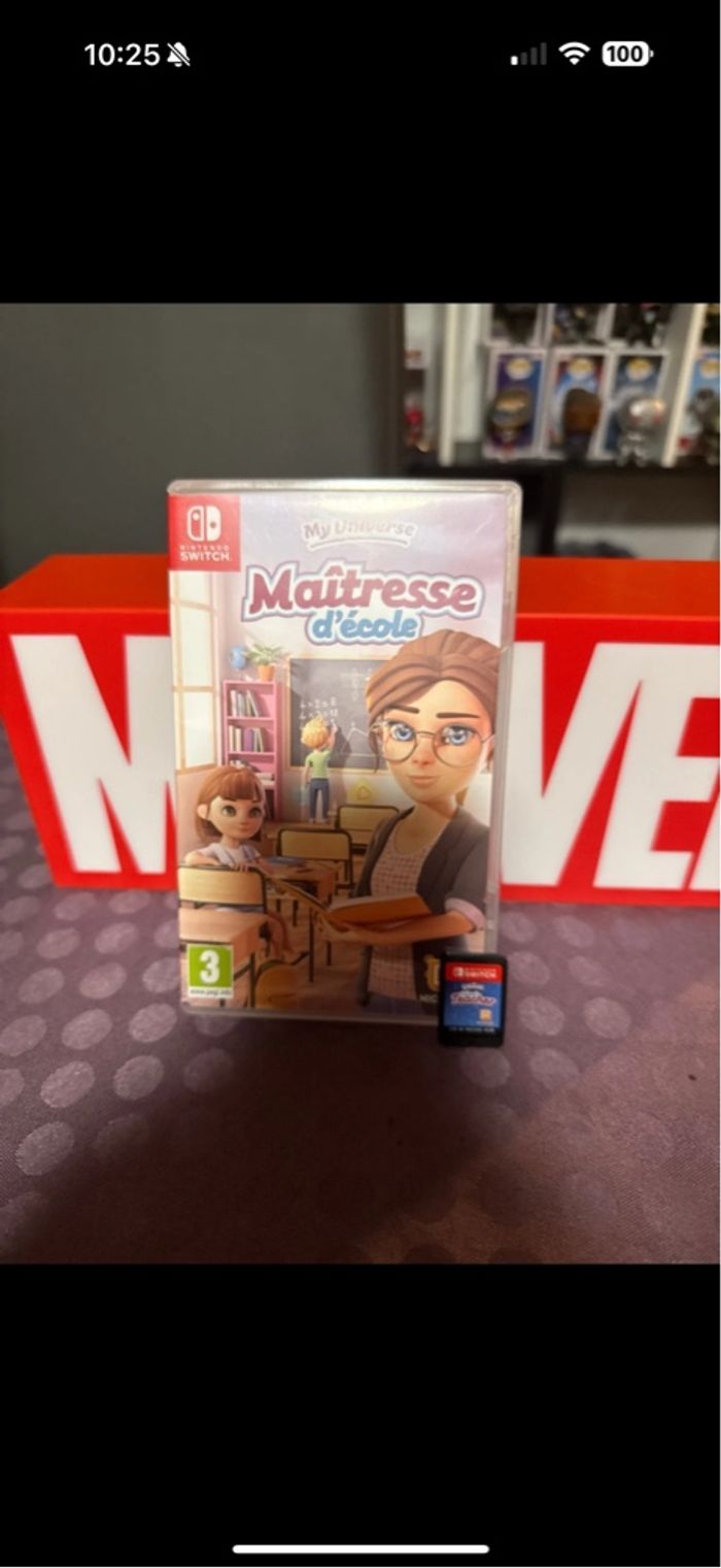 Jeu Nintendo Switch maîtresse d ecole