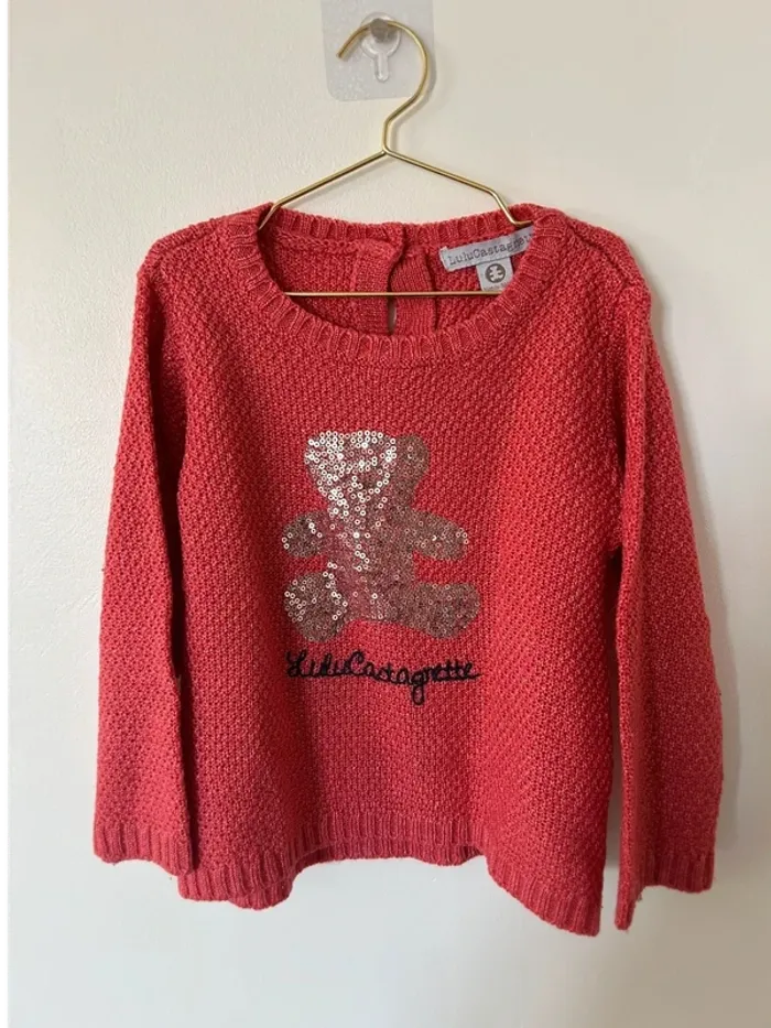 Pull Lulu castagnette taille 36 mois en parfait état