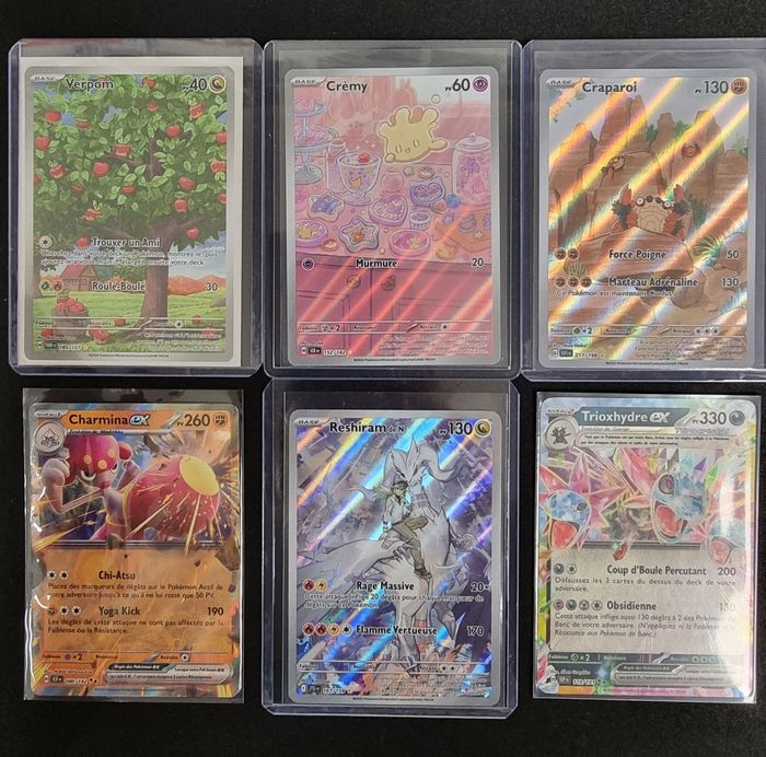 Lot 6 cartes ultra pokemon
