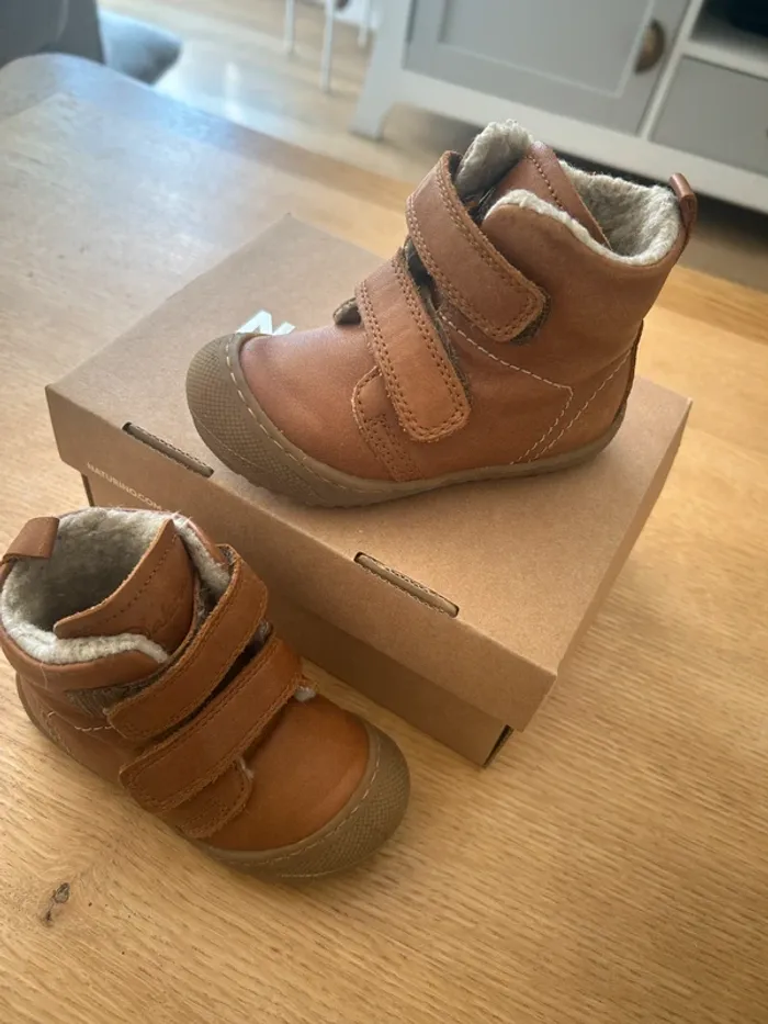 Chaussures bottines fourres naturino