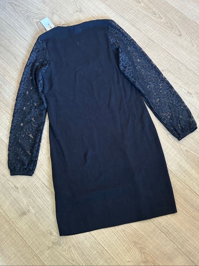 Robe pull noire neuve avec dentelle Morgan taille M (valeur 60€) - photo numéro 8