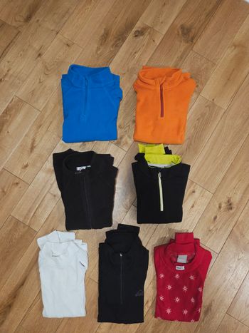 Lot polaires & sous vêtements technique ski 10 ans