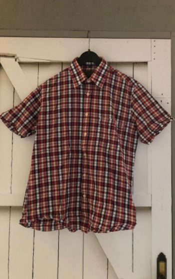 Chemise manche courte à carreaux