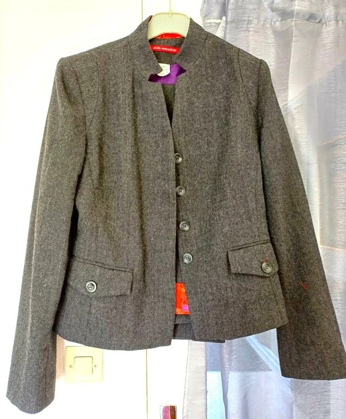 Ensemble veste-pantalon taille 40 tailleur Alain Manoukian