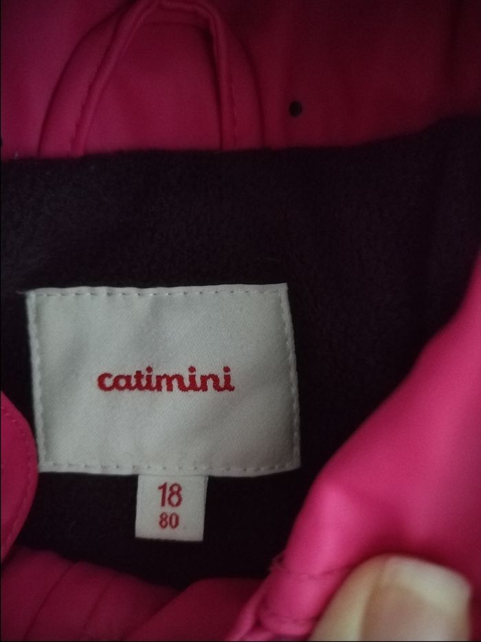 Manteau imperméable Catimini bébé fille 18 mois - photo numéro 4