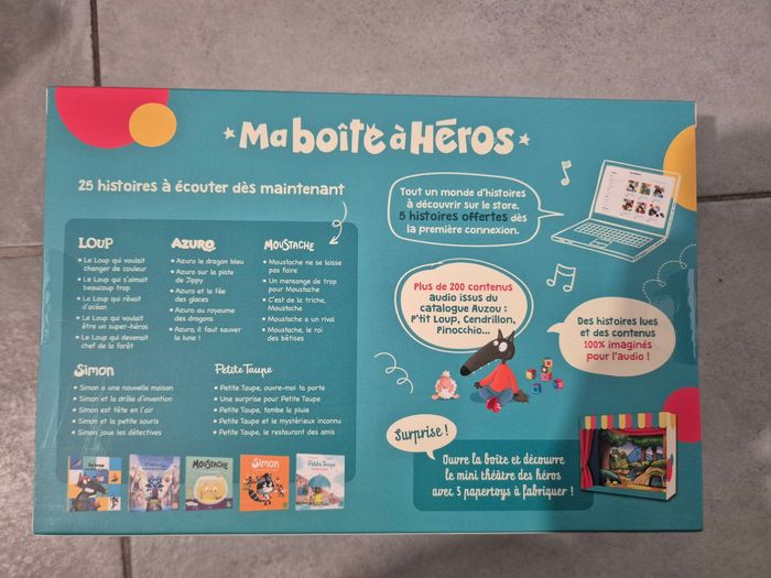 Ma boite à héros de Auzou, Neuf, boîte à histoire enfants - photo numéro 3