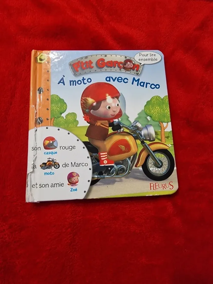 Livre 2 p'tit garçon à moto avec Marco