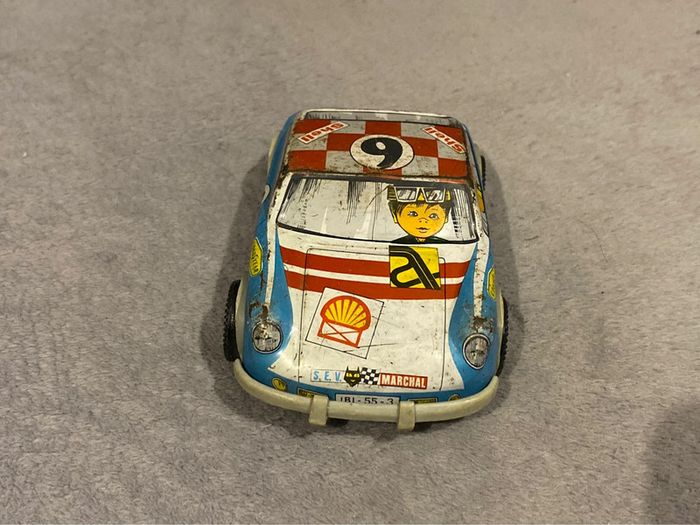 Ancien jouet métal voiture Porsche 911 Payva n°9 - photo numéro 4