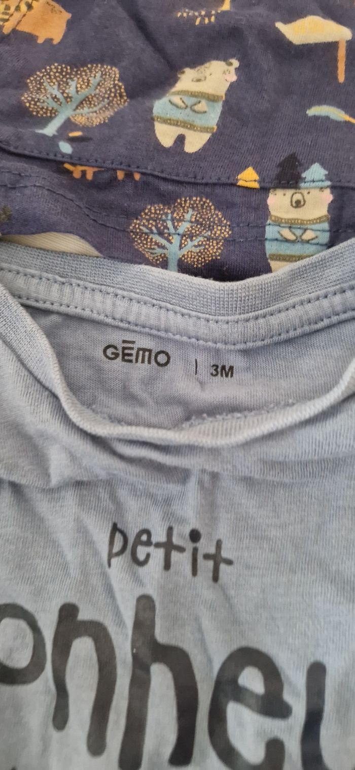 Lot T-shirt 3 mois - photo numéro 3